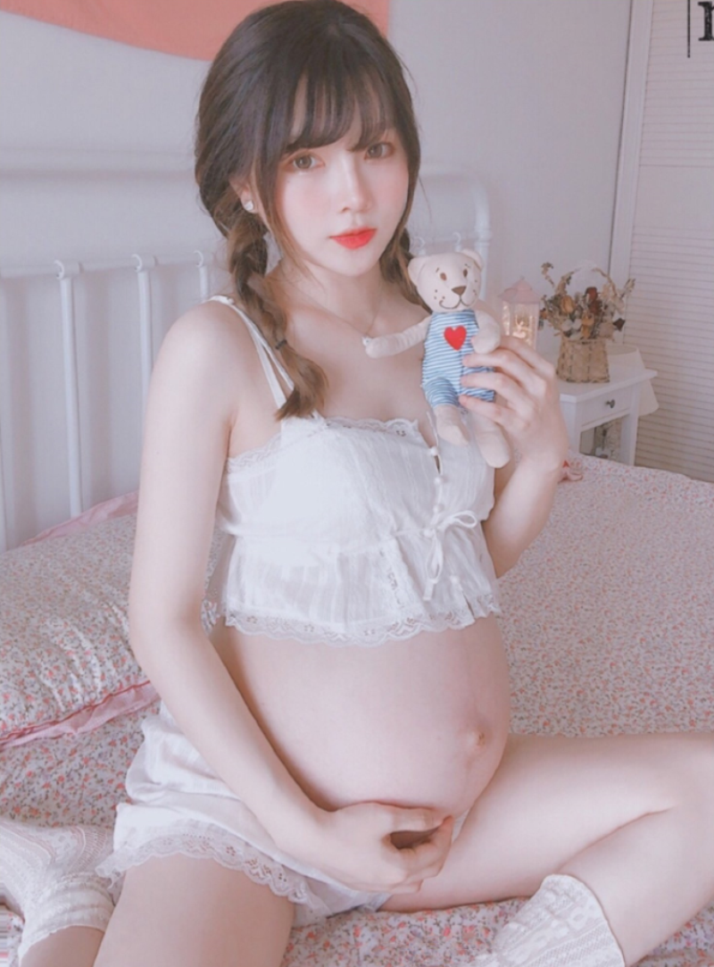 孕妇照服装新款蕾丝裙孕妇摄影服装拍照写真影楼孕妇照片写真服装-图2