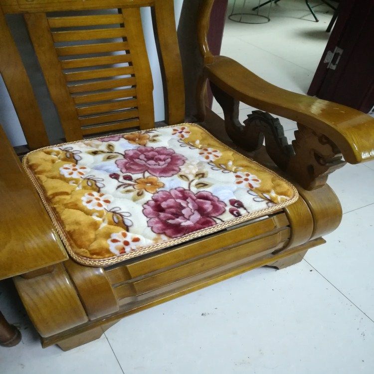 秋冬加厚毛绒沙发垫防滑卡通椅子垫老式红木椅子垫方凳子垫可定制,淘宝优惠券,粉丝福利购,淘宝优惠卷