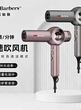 芭铂斯高速吹风机P350发廊家用速干大功率金色灰色负离子送风罩
