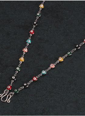 泰国佛牌关公吊坠钛钢毛衣项链