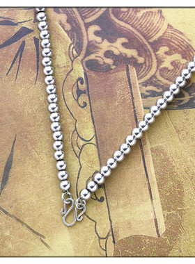 民族风关公吊坠钛钢佛珠链