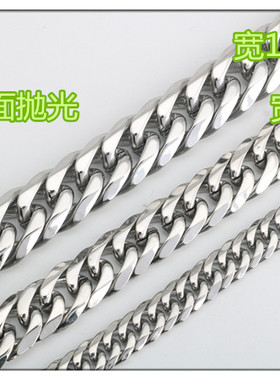 不锈钢粗宽扁双织六面