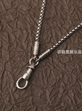不锈钢泰国佛牌链配件鹰嘴扣钛钢