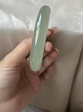 冰种油青色玉石手镯正圈女款