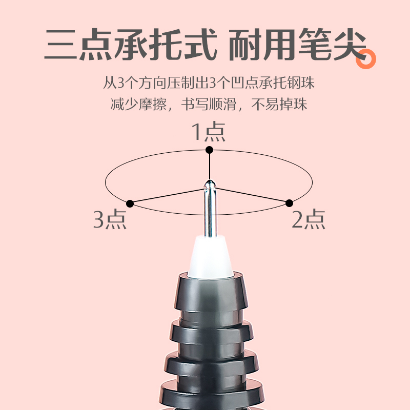 日本Pilot百乐BX-V5直液式水笔V5全针管威宝走珠笔0.5mm黑色中性笔办公签字笔大容量学生用签字笔拔盖款小V5 - 图0