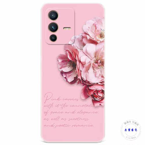 甜美玫瑰花适用于vivo s12手机壳s16s15s10s9s7s6少女心x23文艺Pro - 图3
