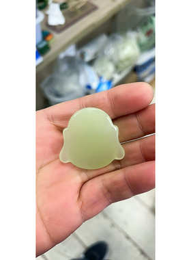 爆款和田色玉弥勒佛吊坠女玉佛头玉坠佛公玉石玉佩生肖本命年礼物