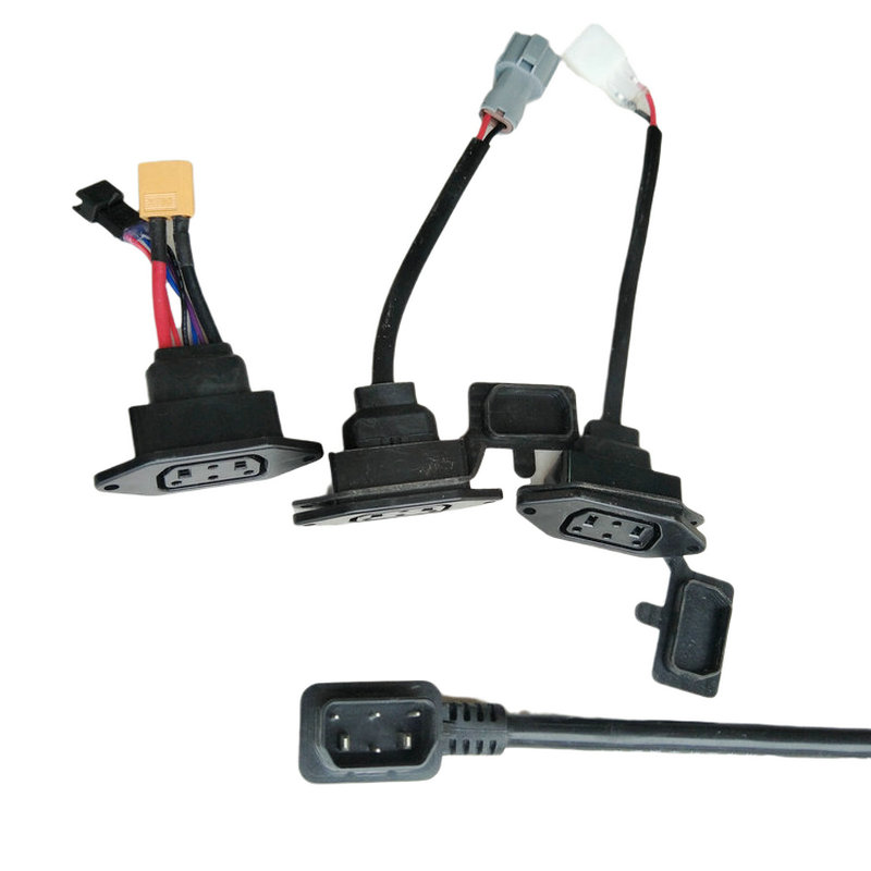 速珂SOCO原装充电器速柯车身充电插座插头 电池包插座 电瓶连接线 - 图1