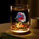 Desktop small betta fish tank Jiahao glass round fish tank