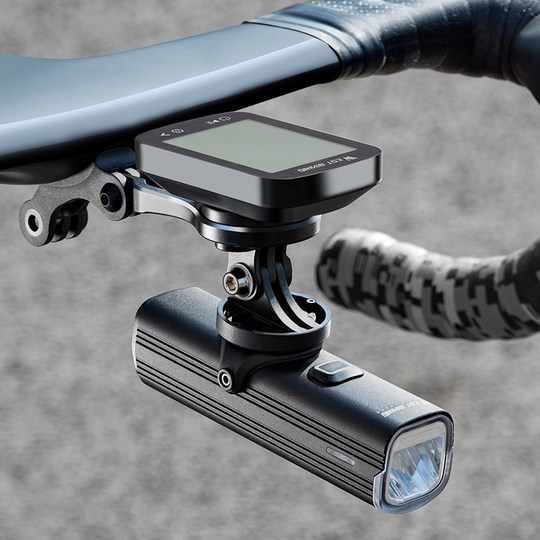 西骑者自行车码表支架吊装配件山地公路车铝合金可调节码表延伸架