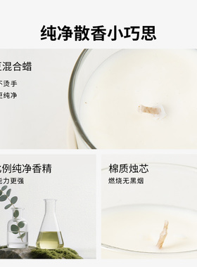 OCE琉光秘境系列蜡烛香薰助眠浪漫情调香氛家用室内持久高级留香