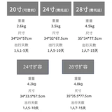 【Jijie Рекомендуется】 Aiteme Wide Trolley Suitcess Suctodance Sawcered Saving Saving и гладкий чемодан