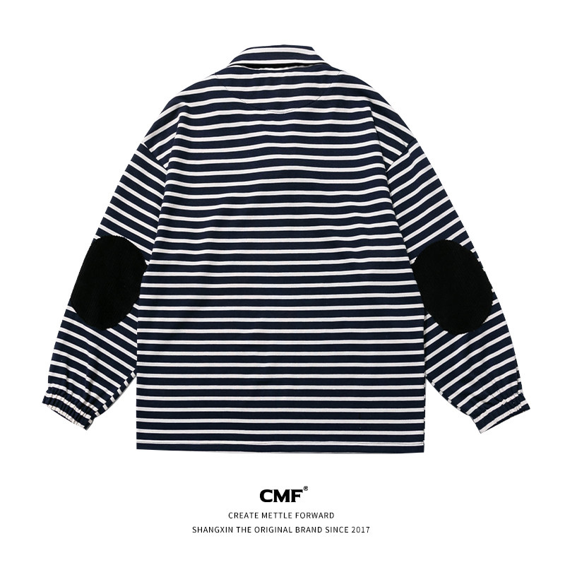 cmf2021日系复古潮牌牛角扣男卫衣 cmf卫衣