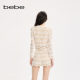Bebe ladies design imitation hammer pattern exquisite lace small aroma short style jacket 340303