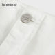 Bebe2026 ລະດູຮ້ອນໃຫມ່ຂອງແມ່ຍິງ commuting detachable ສາຍຕ່ອງໂສ້ແອວອອກແບບ lyocell wide leg jeans 211003