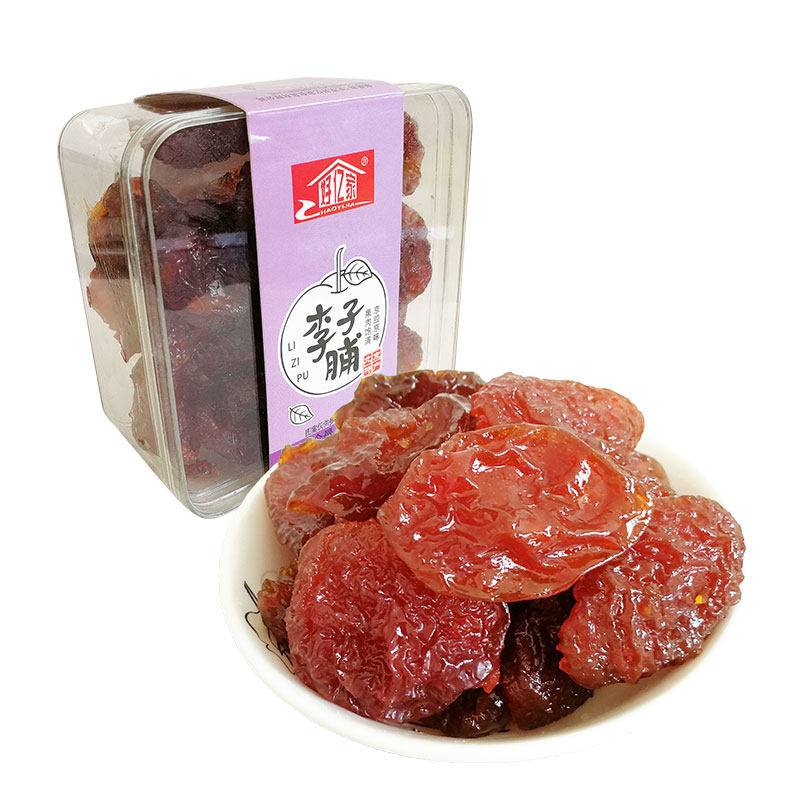 好亿家北京200g李子脯休闲果干果脯 好亿家食品旗舰李子