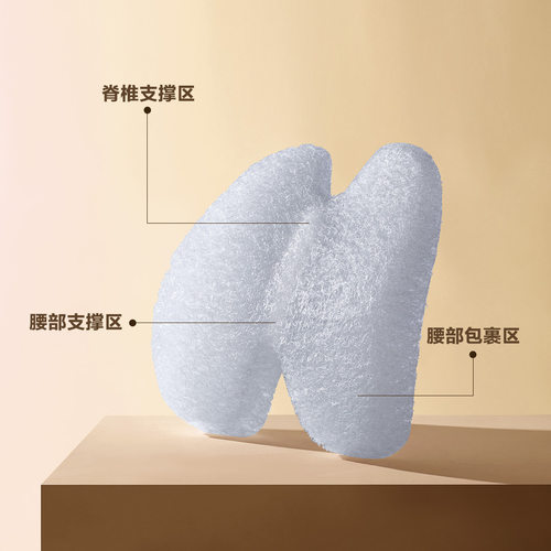 8H 护腰减压腰靠办公室汽车座椅靠垫孕妇腰枕车用腰托护腰垫神器 - 图1