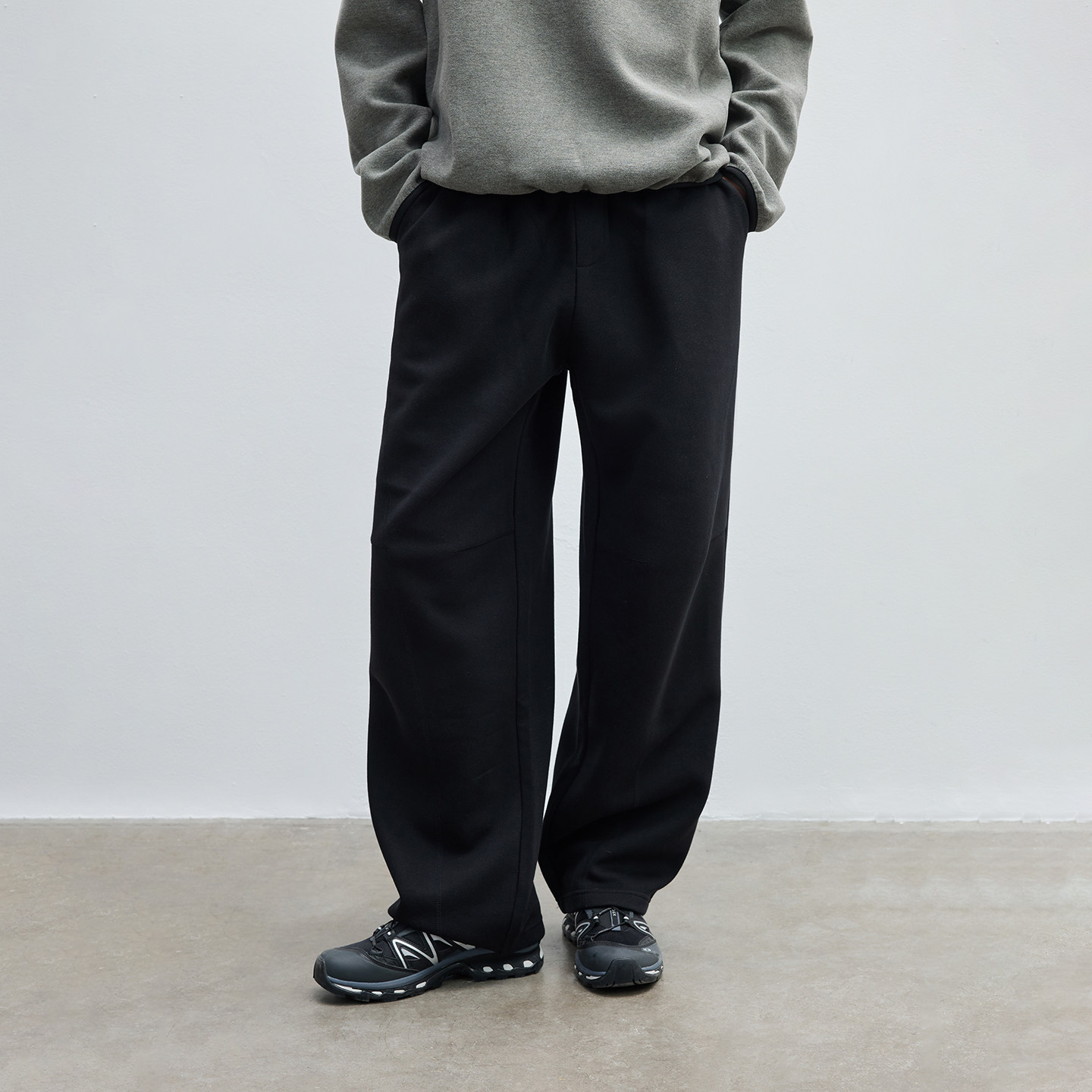 CHINISM丨空气层卫裤男冬季新款男生直筒休闲裤男士裤子宽松男裤,淘宝优惠券,粉丝福利购,淘宝优惠卷