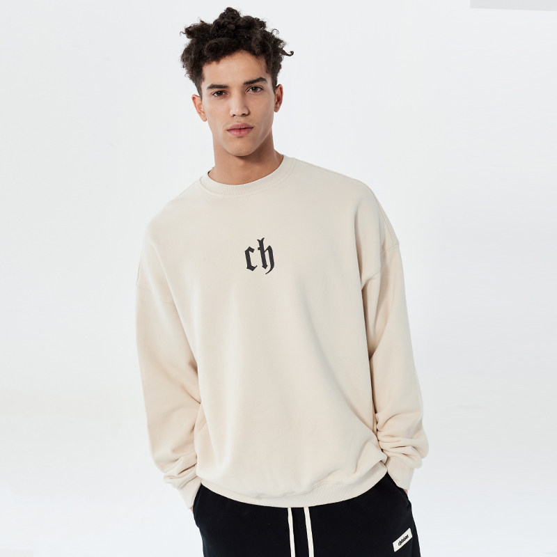 chinism ch白色男潮牌ins简约卫衣 CHINISM卫衣