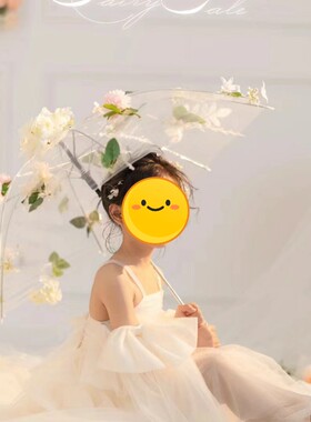 新款春日花伞儿童成人拍照古装伞走秀汉服摄影写真道具簪花伞