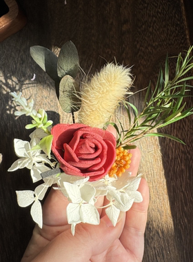 原创新款结婚对戒网红永生花戒指