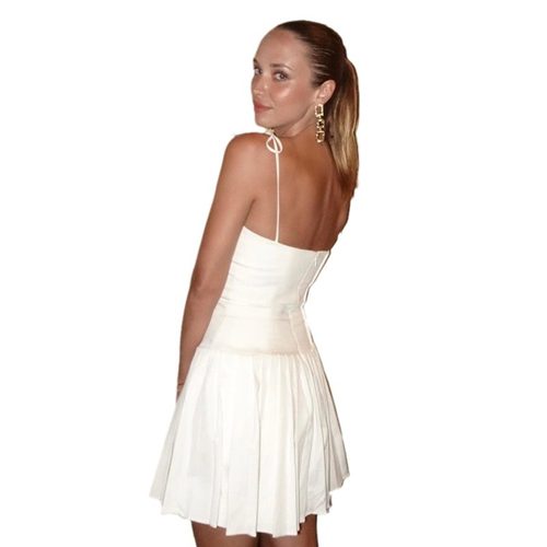 Flattering sexy floral print strapless dress性感修身连衣裙辣 - 图3