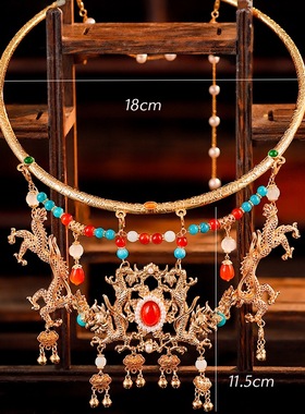 明制唐风项圈古风璎珞项圈