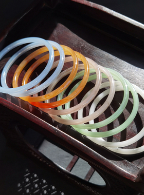 玻璃清脆超仙风配饰叮当镯