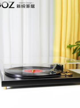 古典轻奢仿真复古黑胶唱片机