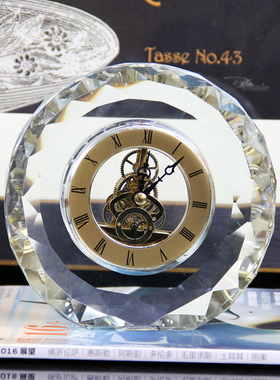 欧式风书房床头柜座钟隔断摆件