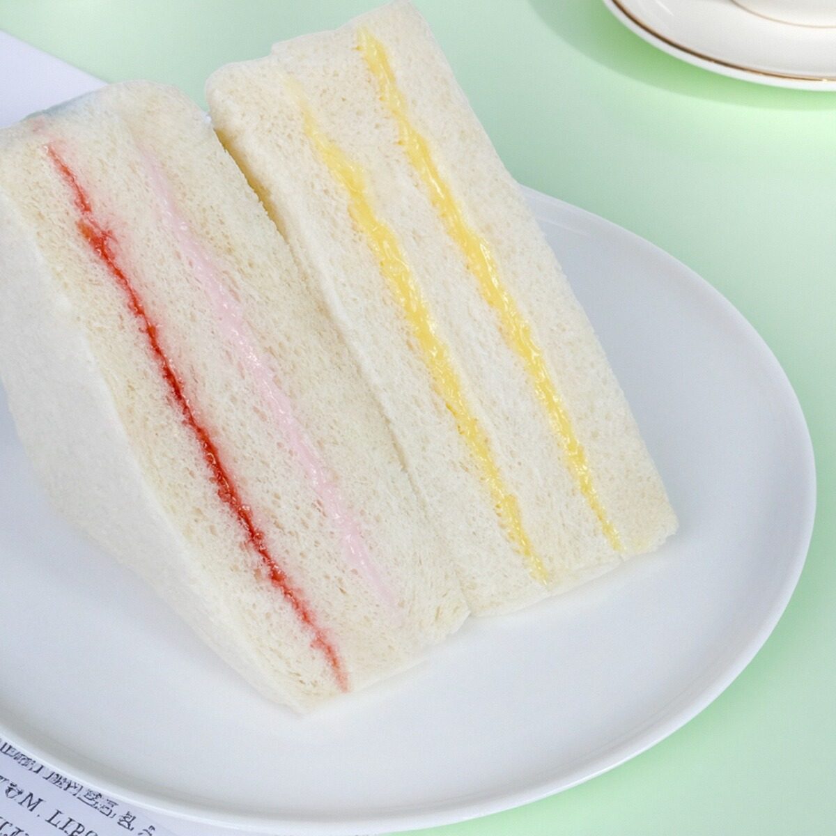 千焙屋菠萝味三明治面包草莓味酱三明治面包夹心早餐西式甜品零食,淘宝优惠券,粉丝福利购,淘宝优惠卷