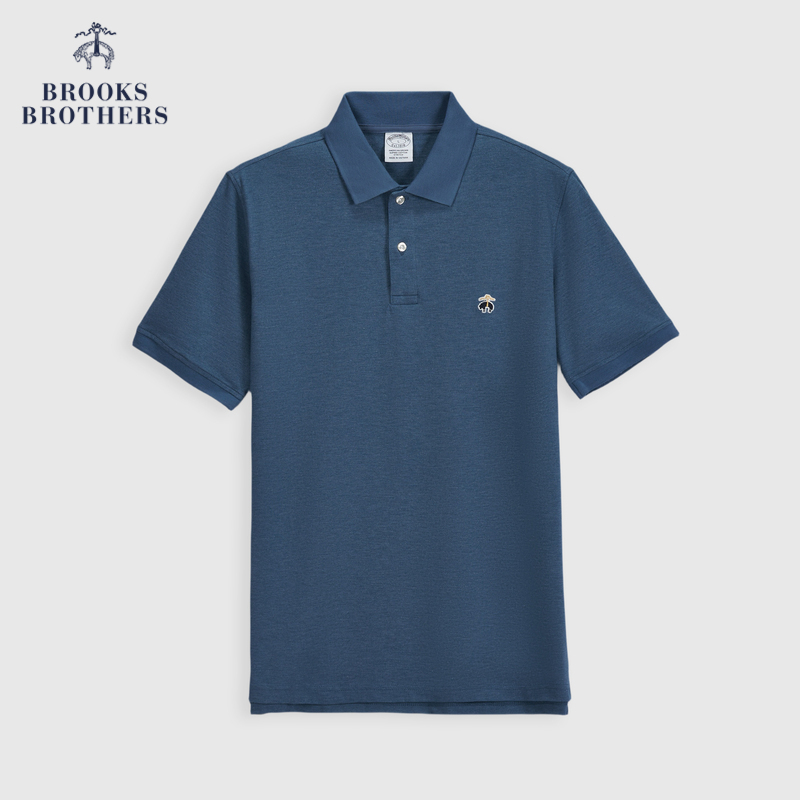 Brooks Brothers/布克兄弟24夏新品男士高端T恤商务短袖Polo衫-图3