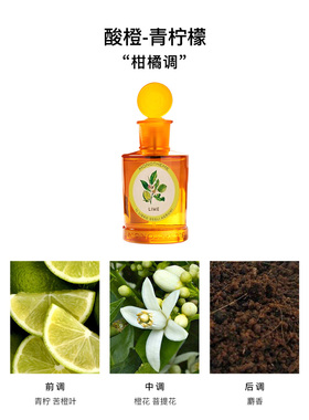 保税仓直发Monotheme大橙子淡香水白麝青柠檬栀子花女香100ml