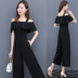Thời trang quần tây nữ mùa hè 2019 phiên bản mới của Hàn Quốc từ một chiếc áo trễ vai voan rộng - váy đầm chân váy chữ a dáng dài váy đầm