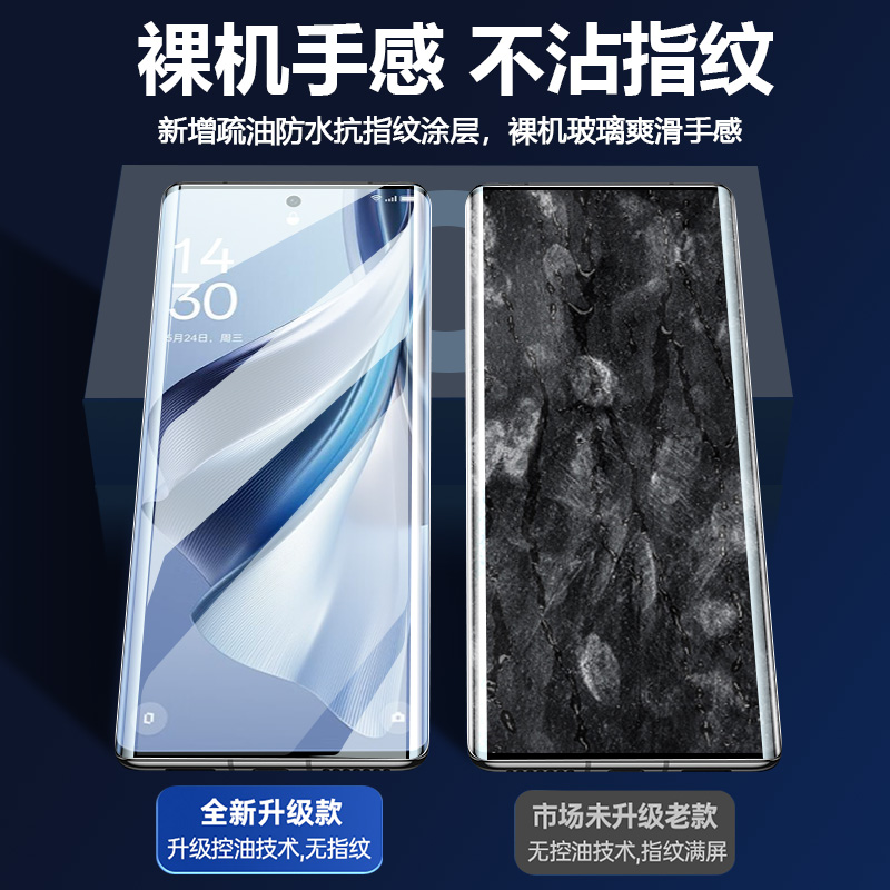 适用opporeno105g钢化膜reno10曲面oppo新款5g手机opporeon水凝opp0pp0pporeno保护opopreno10ren010曲屏0ppo - 图2