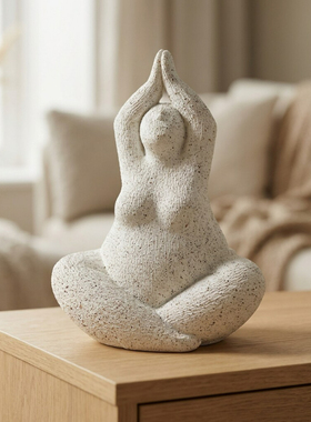 小众高级设计感中古风抽象人物艺术摆件家居客厅酒柜电视柜装饰品