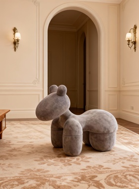 创意可爱动物毛绒布艺摆件送礼