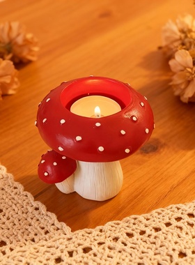 卡通蘑菇树脂耐高温桌面摆件