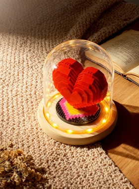 创意心形手工DIY小夜灯