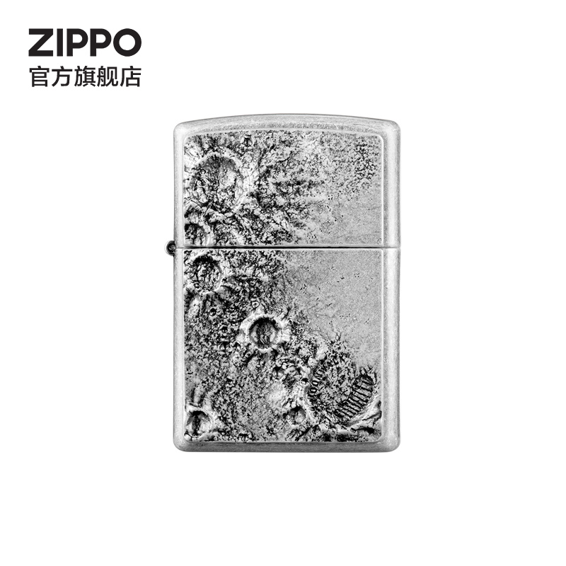 ZIPPO官方旗舰店之宝月球漫步煤油防风打火机创意徽章送男友礼物 - 图3