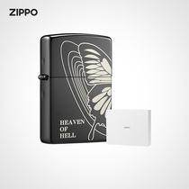 ZIPPO Official Flagship Stores Treasure Butterfly Effect Windproof Kerosene Lighter 360 Laser Butterfly Gift