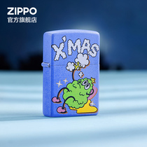 ZIPPO official flagship stores treasure lucky Christmas tree kerosene windproof lighter creative sending boyfriend a gift