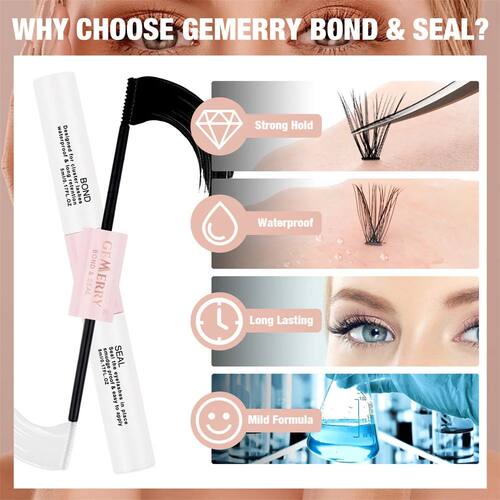 10ml 2in1 Lash Bond&Seal Cluster Lash Glue for DIY Eyelash - 图2