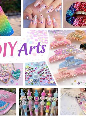 28 Colors Rhinestone Bedazzling Kit with B7000 Glue for Nail