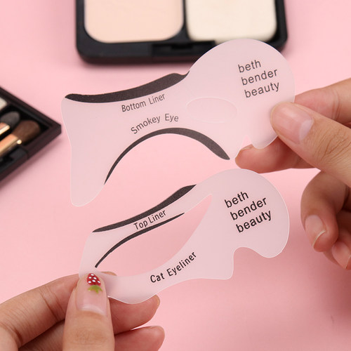 10PCS Eyeliner Stencil Fish Tail Double Wing Eyeliner Models - 图3