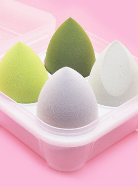 4pcs/bag Fashion Make up Blender Cosmetic Puff Makeup Sponge