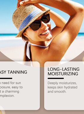114ml Body Facial Self Tanning Cream Lasting Natural Bronzer