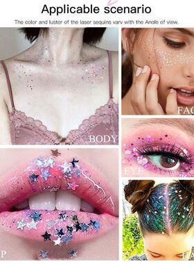 Sequined Gel Eyeshadow Glitter Palette Diamond Eye Makeup Ha
