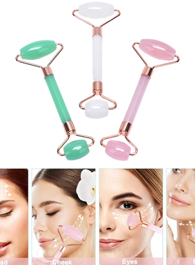 2pcs/set Face Spa Massager Neck Roller Gua Sha Scraper Board