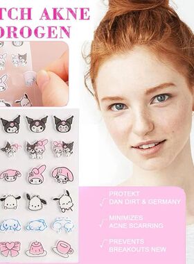 24counts Kuromi Pimple Patch Acne Colorful Invisible Acne Re
